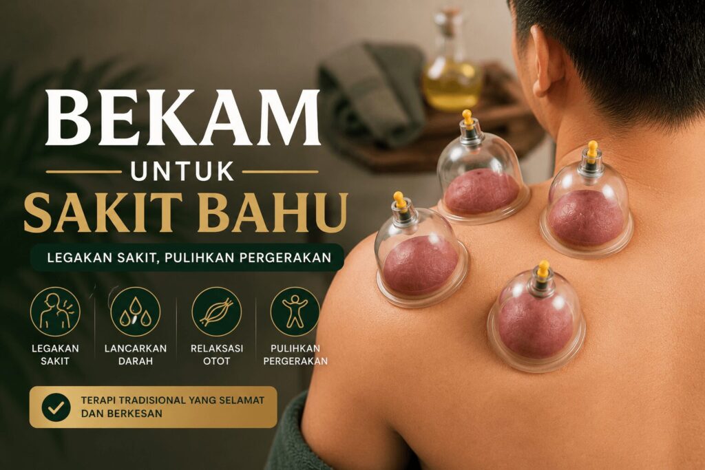Bekam selepas bersukan membantu mengurangkan ketegangan otot dan memberikan rasa lebih segar