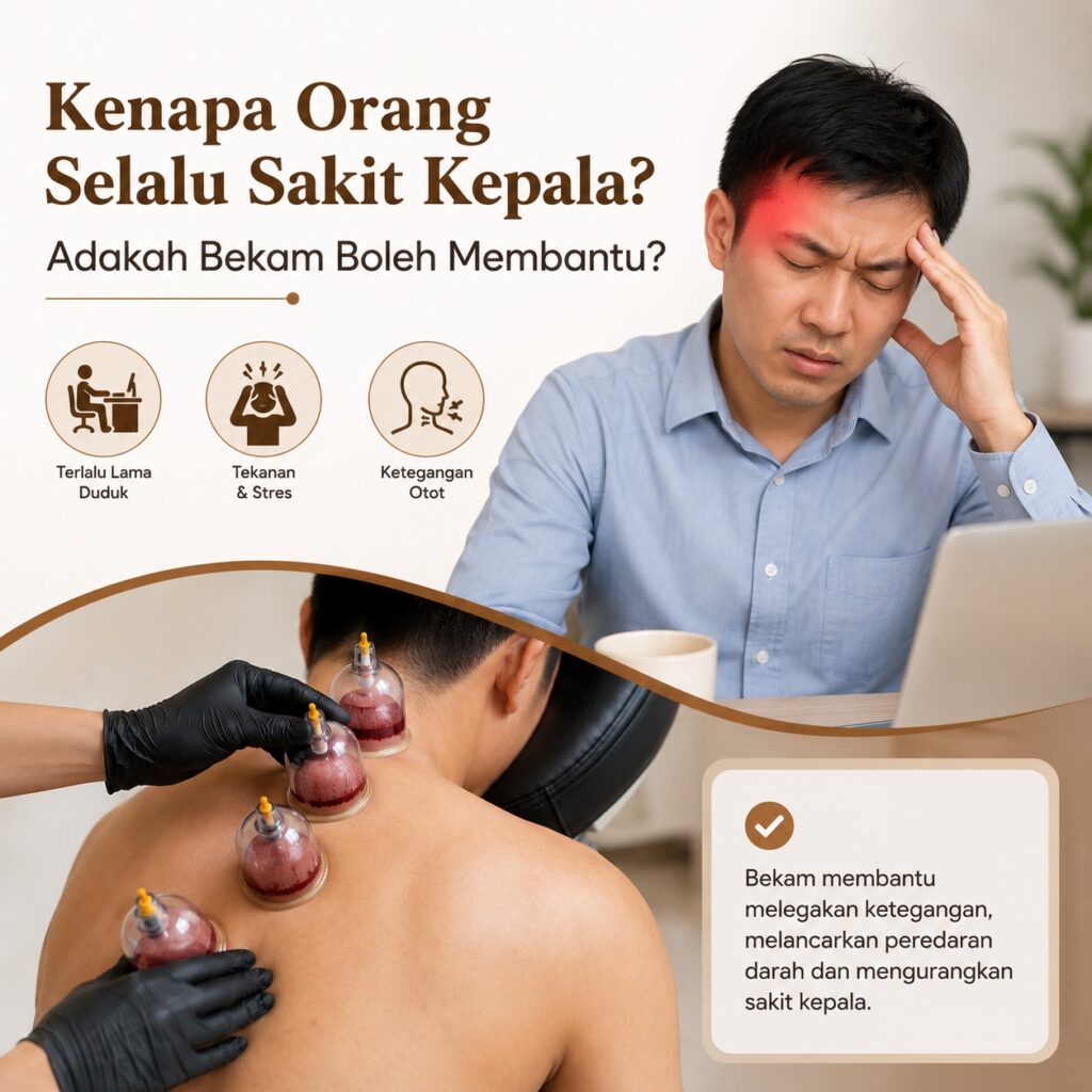 Kenapa Orang Selalu Sakit Kepala Adakah Bekam Boleh Membantu